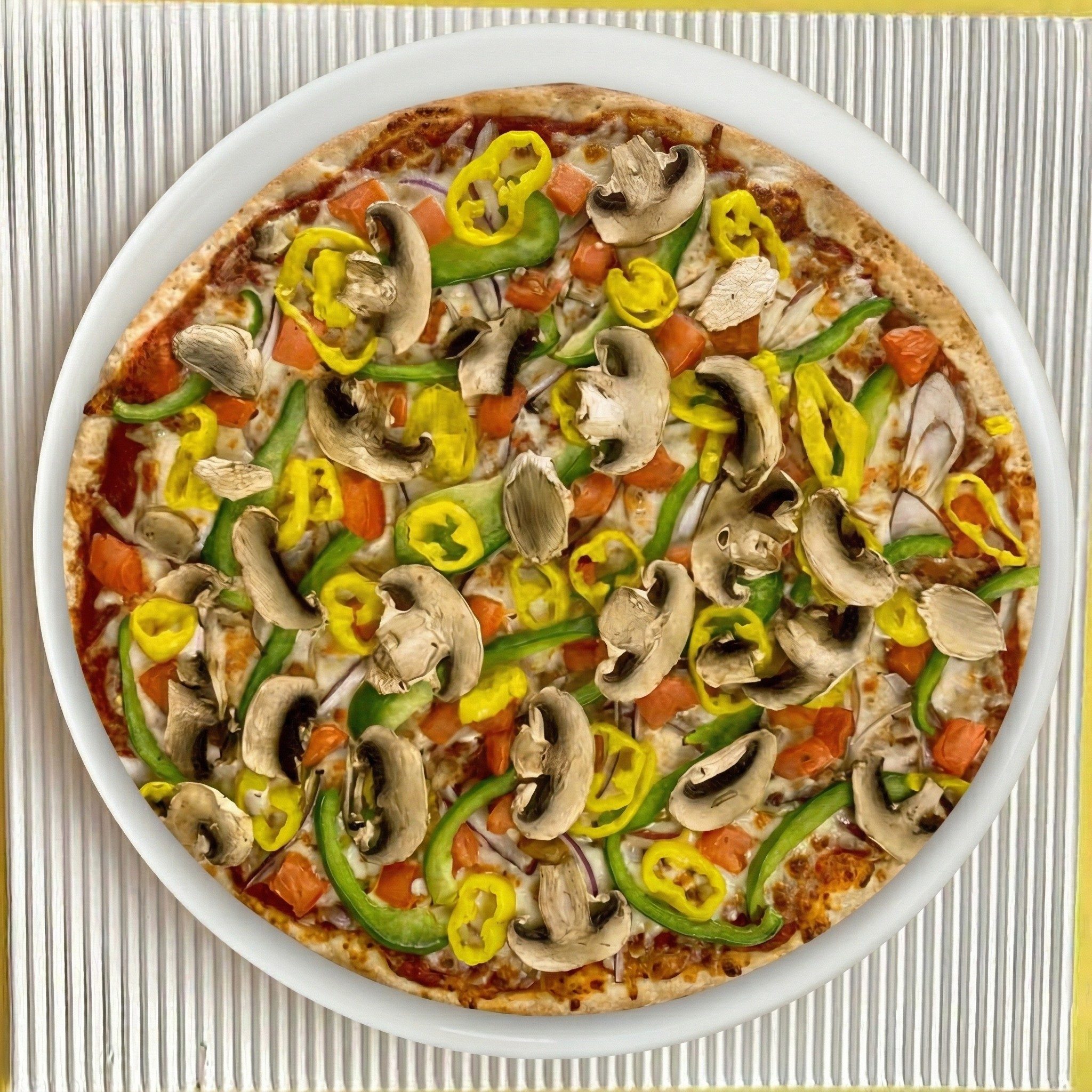 Garden Veggie Pizza.