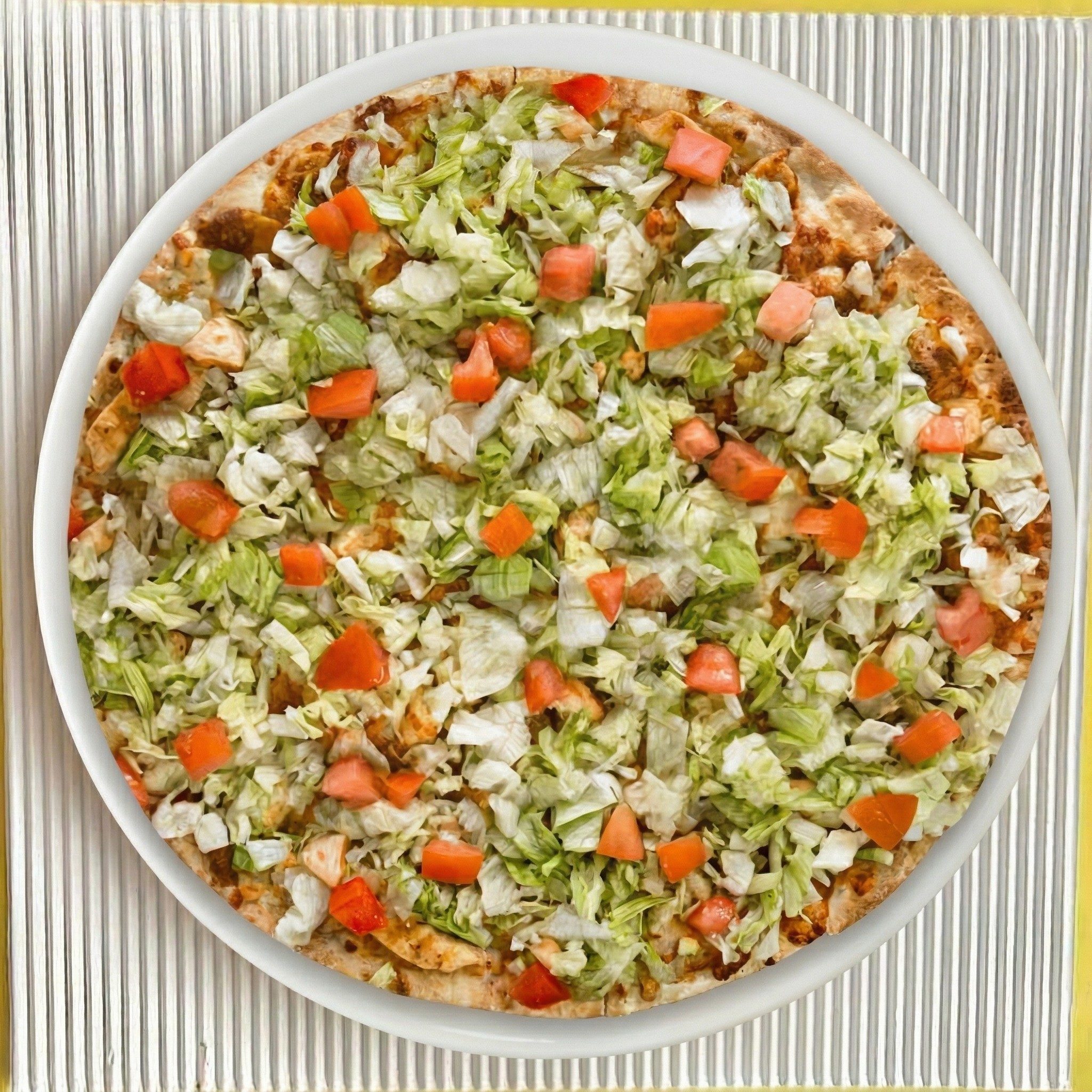 Chicken Bacon Ranch Pizza.
