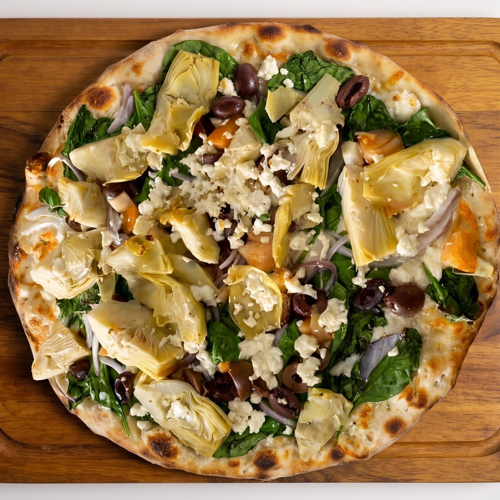 New York White Pizza.